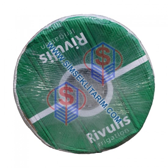 Rivulis Hydrodrip 25 Mm 12 Mil 30 Cm 1.6 Lt/h 900 Mt Yassı Damlama Borusu