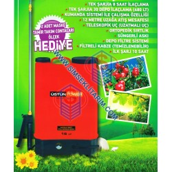 Üstün Power Akülü Sırt Pülverizatörü (Pompa)